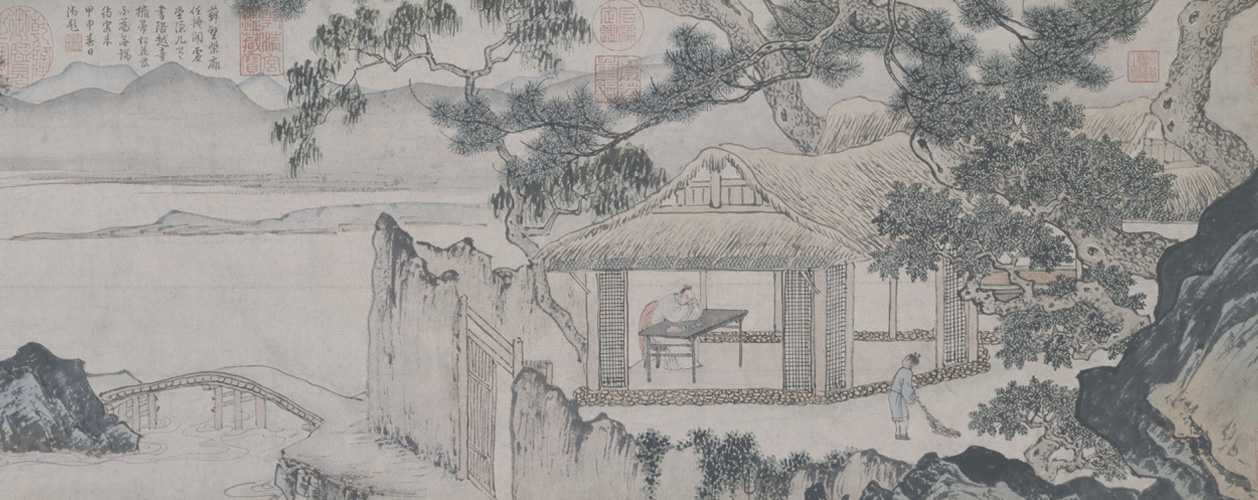 图片[1]-Small Hidden Scroll of Zhou Chenchun Spring-China Archive